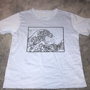 Crew neck graphic tee